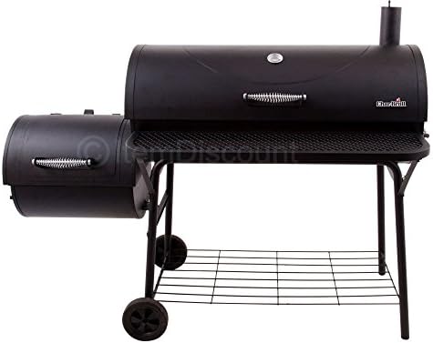 Char-Broil 1280 Offset Barrel Smoker Grill BBQ Pit Charcoal Wood Meat PortableGY#583-4 6-DFG273668