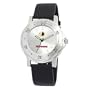 NFL Men's RS20010 Washington Redskins "Team Player" Black Leather Watch