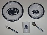 PENN STATE NITTANY LIONS Team Logo 5 Piece Baby Child Dinner Set ( Sipping cup, Plate,... by Duckhouse
