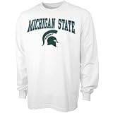 Michigan State Spartans White Youth Bare Essentials Long Sleeve T-shirt