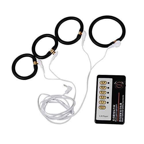 Y-not electric penis extender kit with 4 male enlargement rings c…