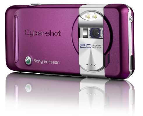 Sony Ericsson Sim Free Plum K550i Cyber Shot Mobile Phone -- Bluetooth -- 2.0 Mega Pixel Video Camera --Music Player -- FM Radio