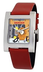 South Park Men's D1520S093 Kuban Collection Kenny Red Leather Watch
