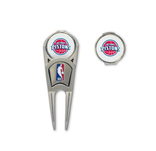 Detroit Pistons Ball Mark Repair Tool & Hat Clip Combo