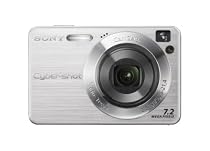 Sony CyberShot W110 Digital Camera - Silver (7.2MP, 4x Optical Zoom) 2.5" LCD
