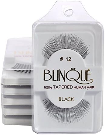 Blinque 100% Human Hair False Eyelashes 6 Pairs #12