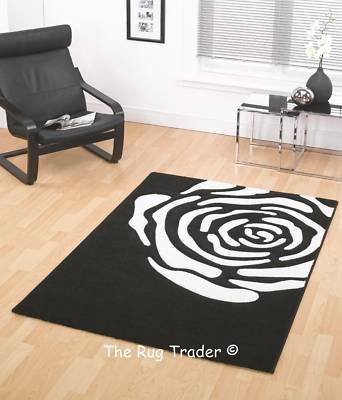 Monte Carlo Rose Black/White 160cm x 220cm