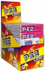 PEZ Original Fruit Candy Refills, 6-Count Roll, 0.29 Ounce (Pack of 12)