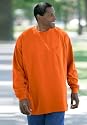 KingSize Big & Tall Heavyweight Long Sleeve Cotton Tee Pocket Crewneck