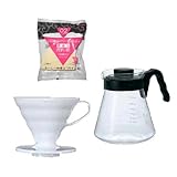 Hario V60 Size 02, Filters, and 1000ml Server Package