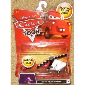 Disney Cars Toon Rescue Squad Chopper Die Cast Car by Mattel