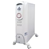 De'Longhi Dragon 3 TRD0820T Oil Filled Radiator with Timer, 2 kW