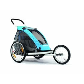 Croozer 737 Single Child Bicycle Trailer (Blue/Grey/Black)
