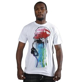Cardboard Robot White Mens Gas Guzzler Tee