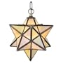 Meyda Tiffany 81046 Moravian Star - One Light Pendant, Mahogany Bronze Finish