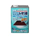 アサヒペン 水性シリコンアクリルトタン用 うす茶 14L