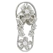 CZ Hawaiian Sandal Pendant