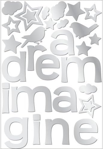 Lot 26 Studio ADD-HERES Mirror Wall D?cor, Dream Imagine by Lot 26