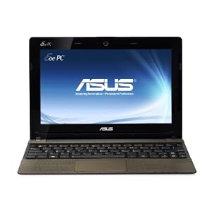 Asus EeePC X101 25,7 cm (10,1 Zoll) Netbook (Intel Atom N435, 1,3GHz, 1GB RAM, 8GB SSD, Intel GMA 3150, Intel MeeGo) braun