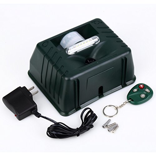 Seicosy Ultrasonic Pest Repellent for Rodents and Birds, Including Infrared Motion Sensor, Strobe Light, Sonic Alarm, Remote Control Seicosy Ultrasonic Pest Repellent for Rodents and Birds, Including Infrared Motion Sensor, Strobe Light, Sonic Alarm, Remote Control