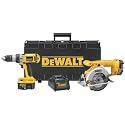 DEWALT DC983SA 14.4-Volt Ni-Cad 1/2-Inch Cordless 2-Tool Combo Kit