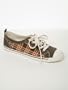 O'Neill Beacons Canvas Lace-up Sneakers 8.5 womens Brown plaid multi