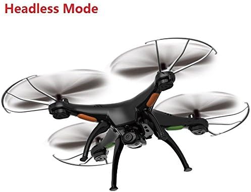 IUModel Origin Syma X5SC 2.4G 4CH 6-Axis Professional RC Quadcopter Toys with 2.0MP Camera (X5SC-Black)