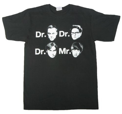 The Big Bang Theory Dr. &amp; Mr. Faces T-shirt