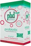 PHD 2 GO Probiotic Drink Mix, Berry Balance (Digestion), 10 Packets