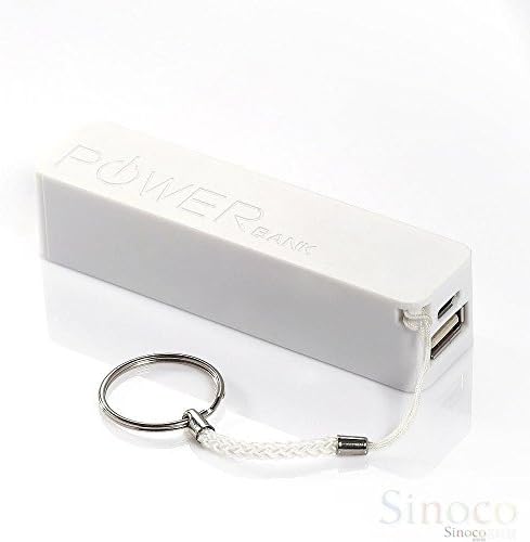 Go Beyond (TM) 10 Feet/ 3 Meters 30 Pin Fabric Braided Nylon Premium Durable USB Charging/Data Sync Cable for Apple iPod, iPhone, and iPad + (2600mah Portable Backup Battery Charger USB Power Bank for Smart Phones and other Digital Devices(White Power bank+ White nylon Cable) SHIPPED IN SAME BUSINESS DAY.