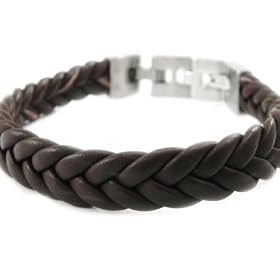 Bracelet for men "Tony" leather / steel.