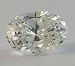 Oval Cut Loose Diamond (0.57 Ct, I Color ,SI1 Clarity)