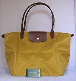 Longchamp Le Pliage Large Shopping Tote Bag Curry New