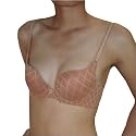 Enchanting Full Cup Molded Mesh Underwire Brown Bra