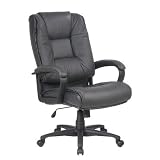 OSPEX5162G13 - Exec. High-Back Chair,26-1/2x31-1/2x46-1/4,Leather,Black