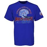 Reebok New England Patriots Royal Blue AFL Helmet Vintage T-shirt