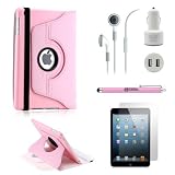 UPC 616320031039 product image for Gearonic iPad Mini 5-in-1 Accessories Bundle Pink Rotating Case Business Travel  | upcitemdb.com