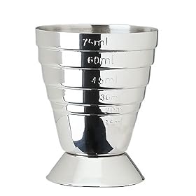 Danesco 0.5 - 2.5-Ounce Stainless Steel Multi Level Jigger