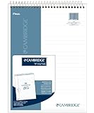 Cambridge Wirebound Numbered Legal Pad, 8.5 X 11 Inches, 70 Sheets (59006)