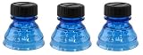 Three (3) Blue - Snap Capps - Reclosable Can Tops (Turns Almost Any Can into a Bottle!) Save Money Buy Cans over Bottles! Snap Capp - NO MORE Flat Drinks