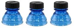 Three (3) Blue - Snap Capps - Reclosable Can Tops (Turns Almost Any Can into a Bottle!) Save Money Buy Cans over Bottles! Snap Capp - NO MORE Flat Drinks