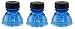 Three (3) Blue - Snap Capps - Reclosable Can Tops (Turns Almost Any Can into a Bottle!) Save Money Buy Cans over Bottles! Snap Capp - NO MORE Flat Drinks