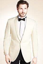 Wool Blend 1 Button Tuxedo Eveningwear Jacket
