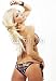 Wallmonkeys Peel and Stick Wall Decals - Beautiful Blond Whipping Hair Back in Bikini - Removable Graphic