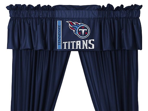 NFL Tennessee Titans - 5pc Jersey Drapes-Curtains and Valance Set