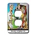 Londons Times Funny Music Cartoons - Trouble Brewing At Census Bureau - Light Switch Covers - 2 plug outlet cover