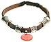 Brown Leather Zen Bracelet Silver Beads and Brown Leather Zen Bracelet Silver Beads and