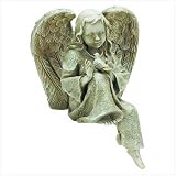 Outdoor Living : Garden Angel W/bird-verdigris