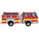 Cheap Melissa & Doug Giant Fire Truck Floor Puzzle