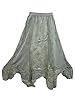 Vintage Skirt Stonewashed Rayon Ari Embroidered Boho/ Hippie Peasant Skirts